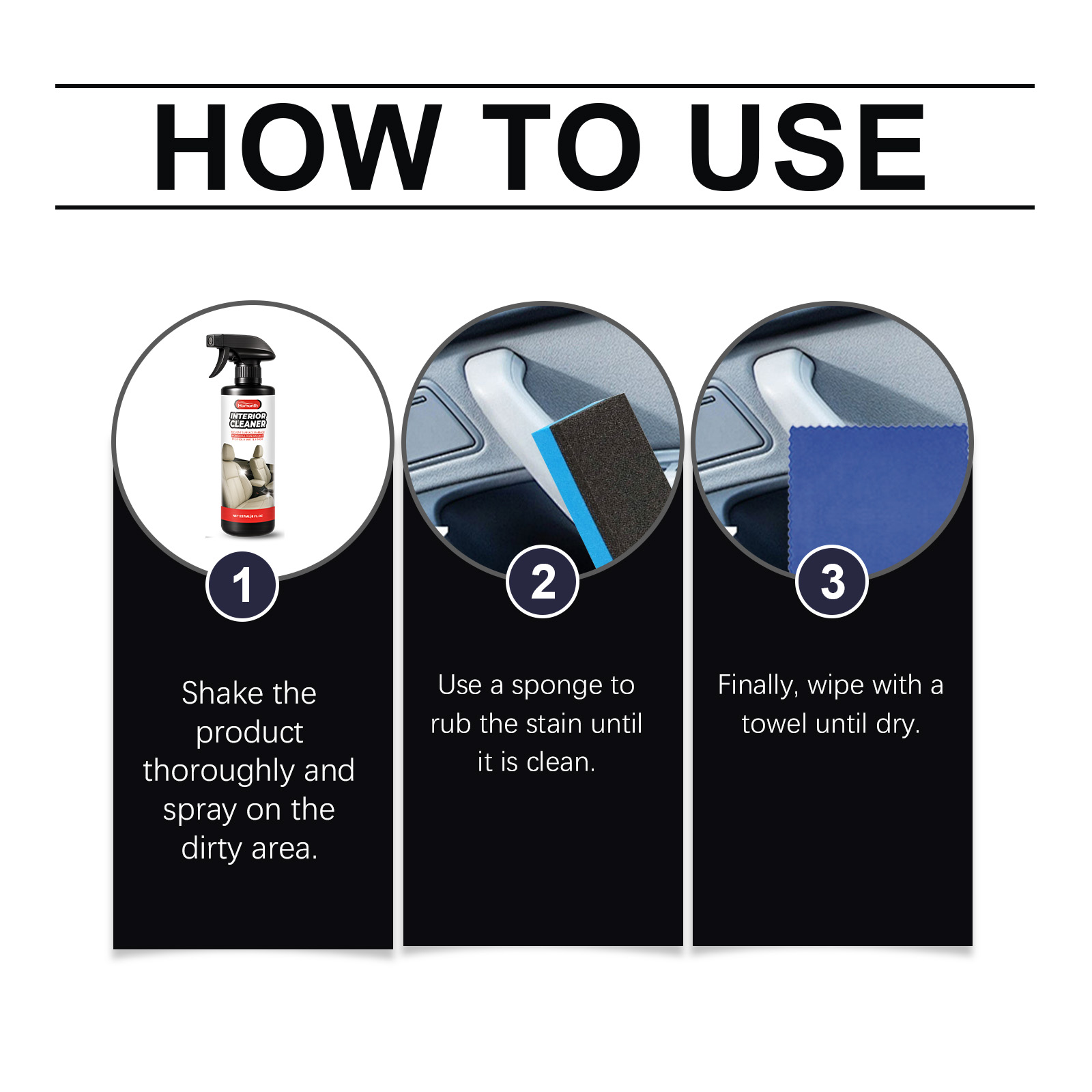 Homonth 汽車內飾清潔噴霧