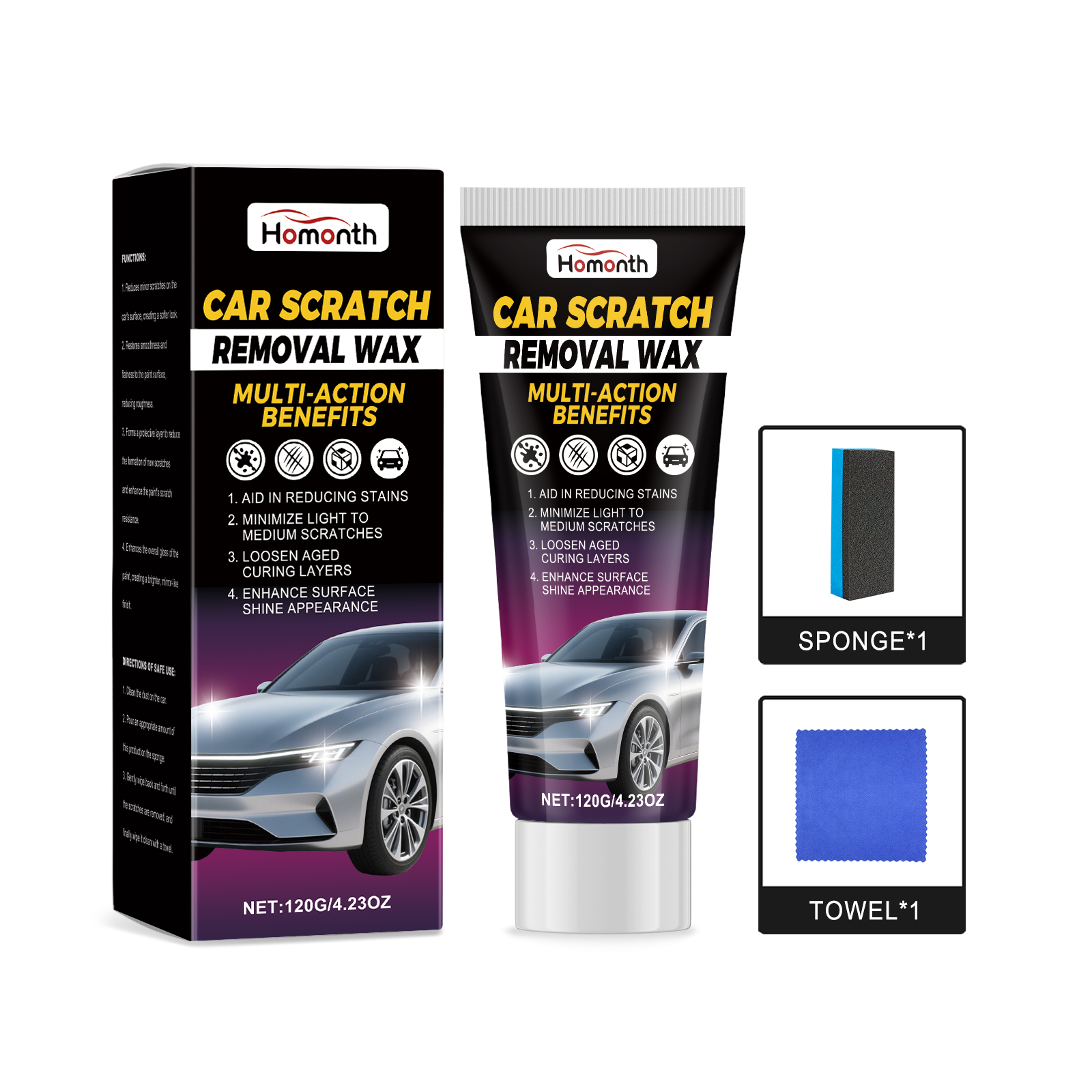Car scratch care kit