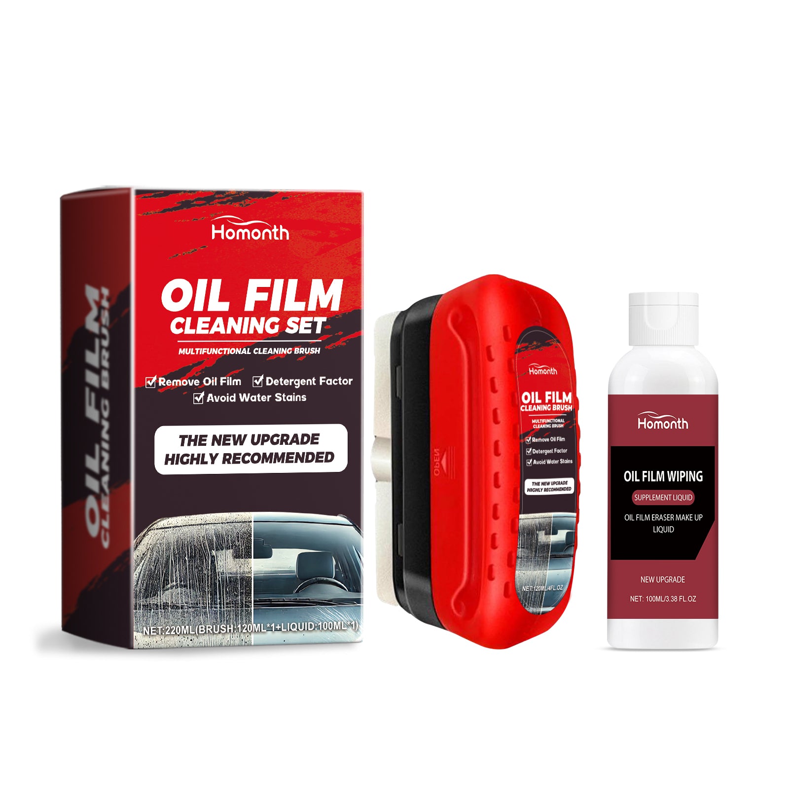 Car windshield cleaning kit