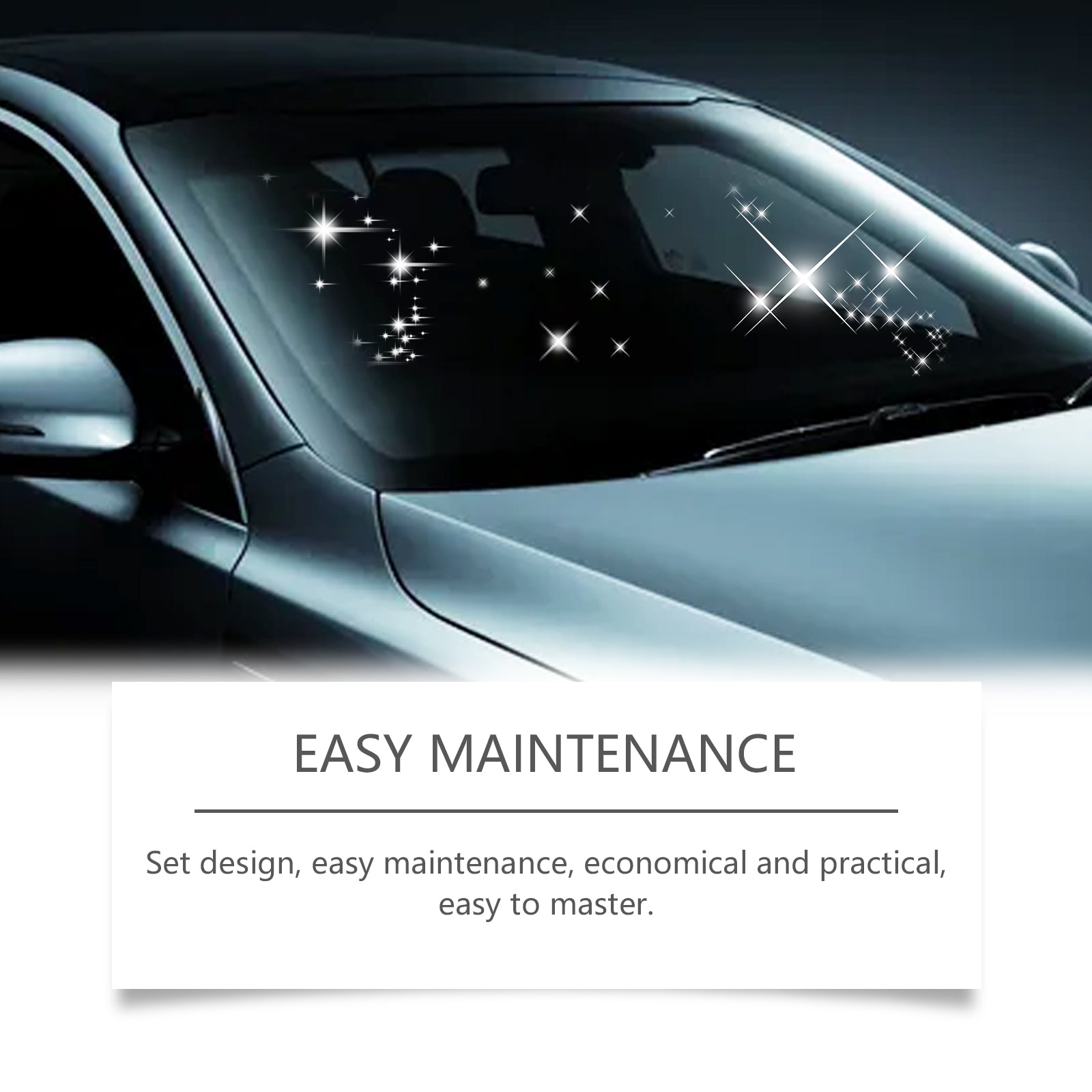 Car windshield cleaning kit