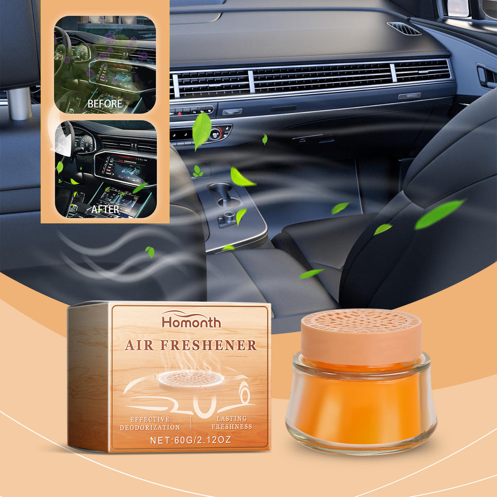 Cologne-scented solid car air freshener
