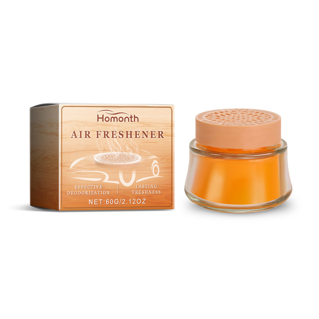 Cologne-scented solid car air freshener