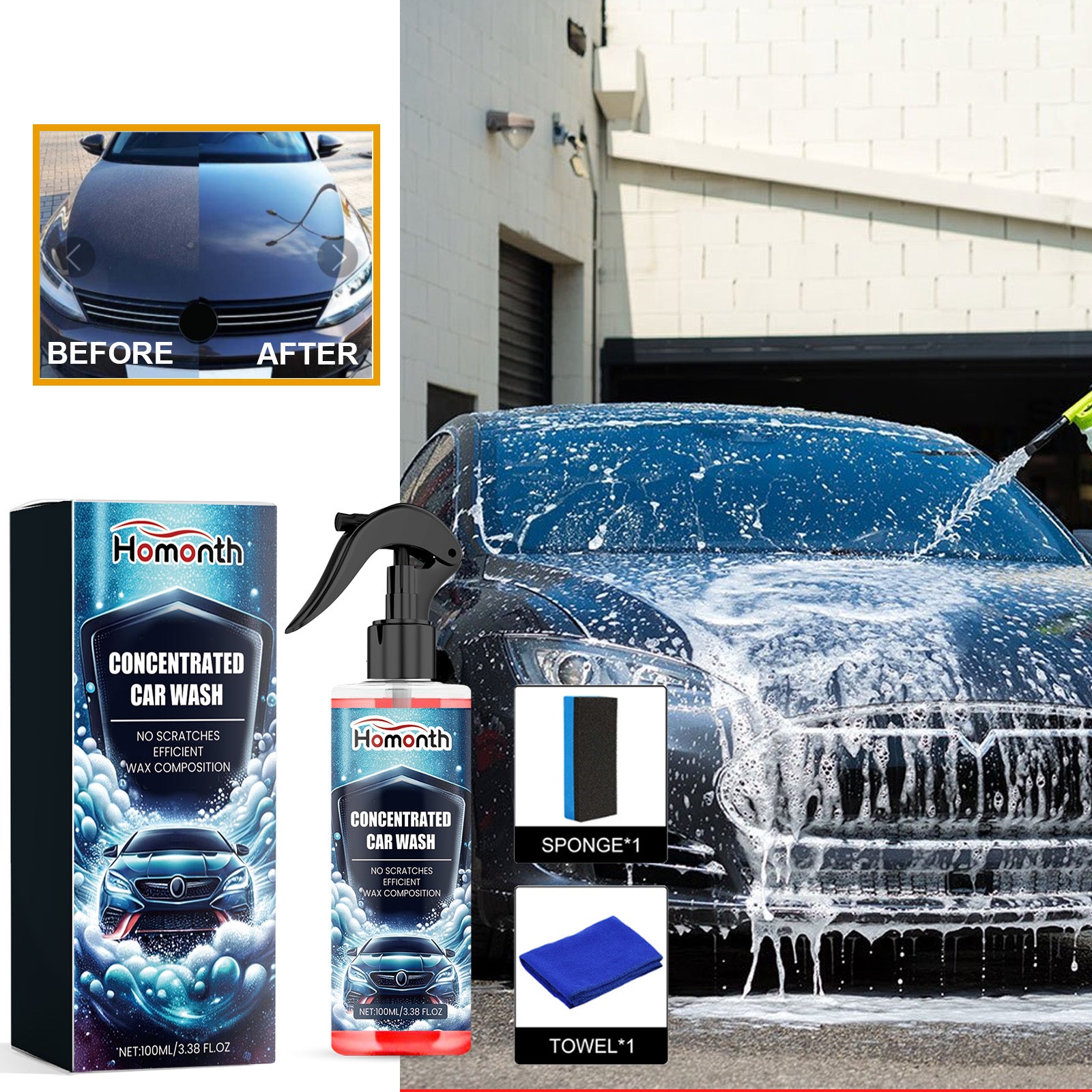 Car exterior cleaner