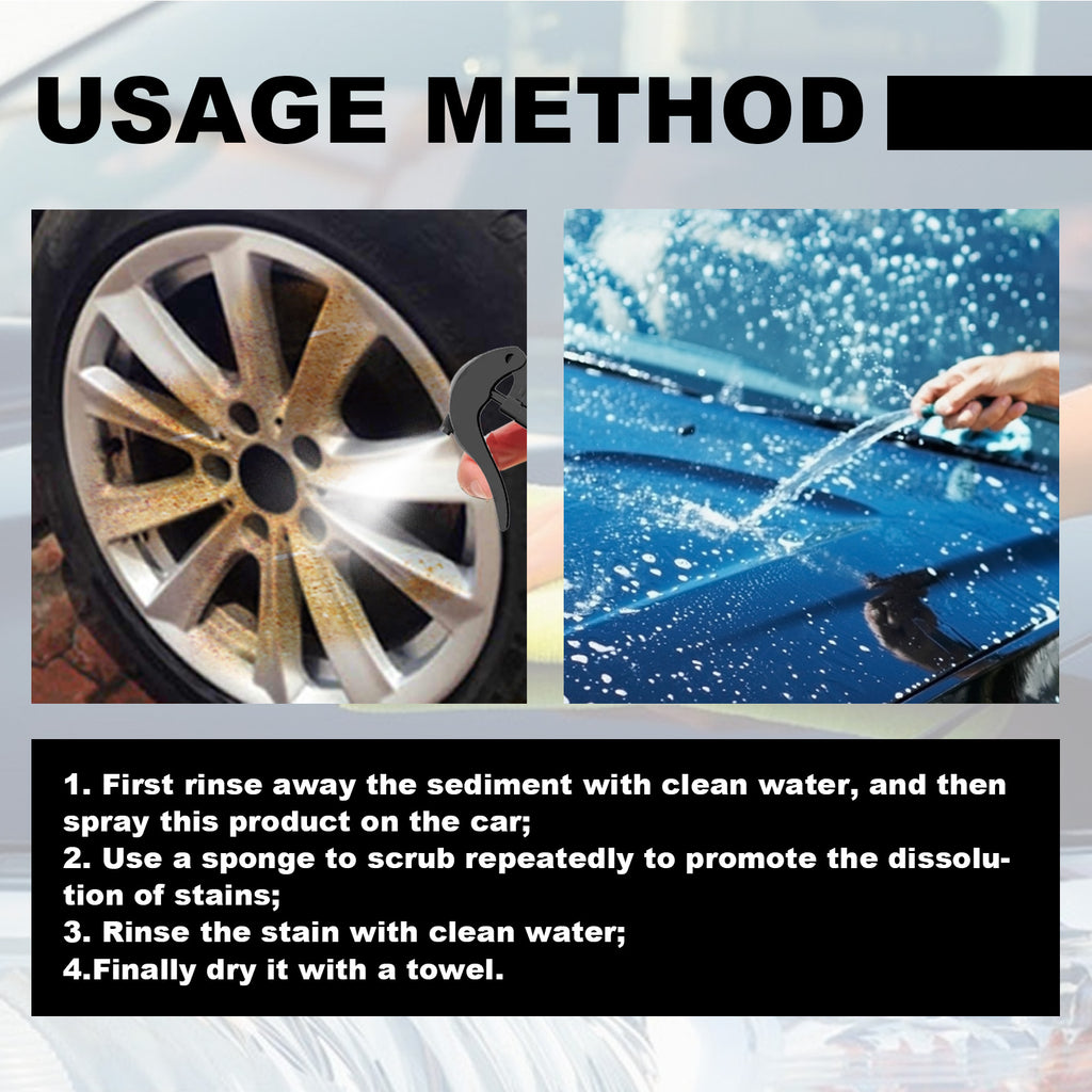 Car rust remover spray