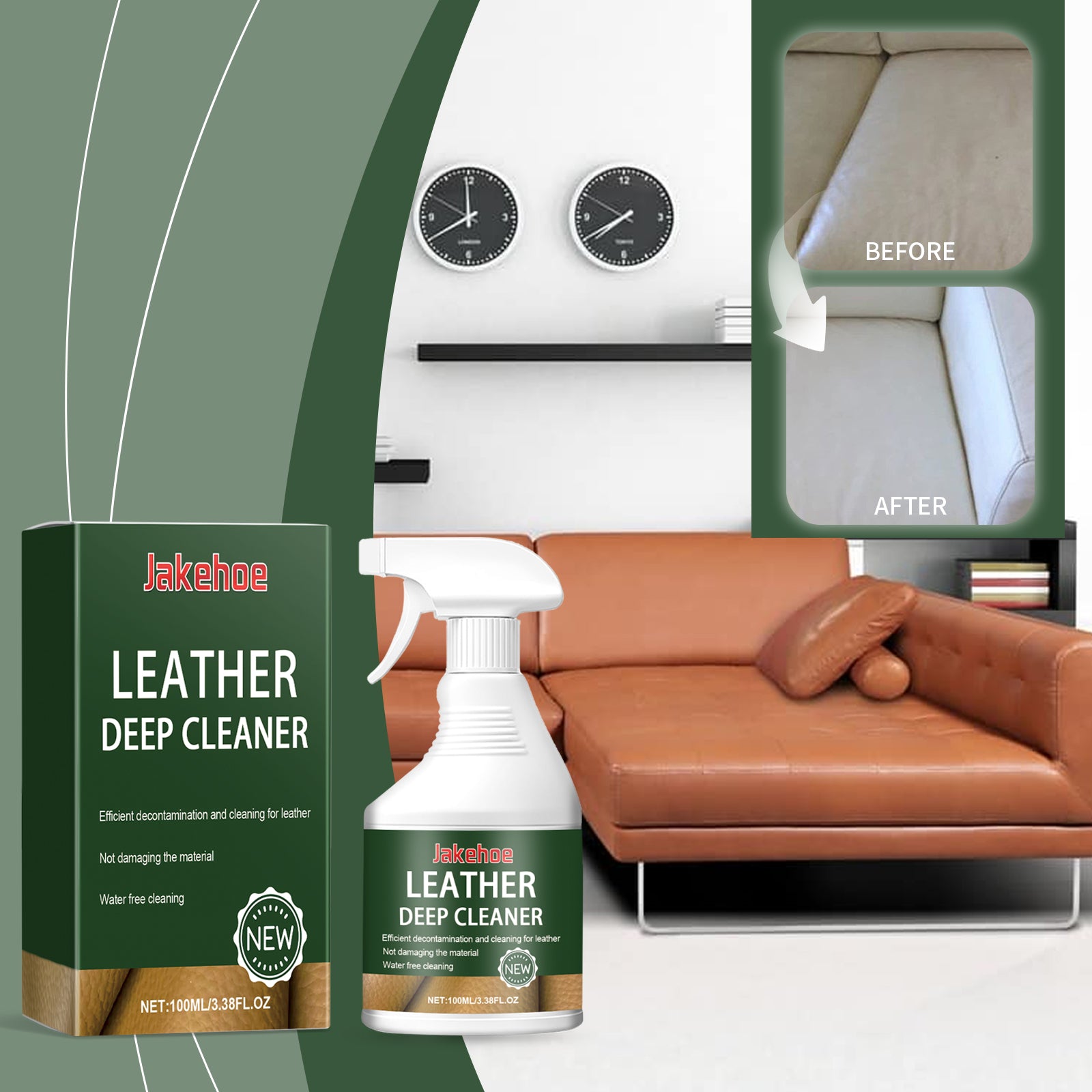 Leather care cleaner