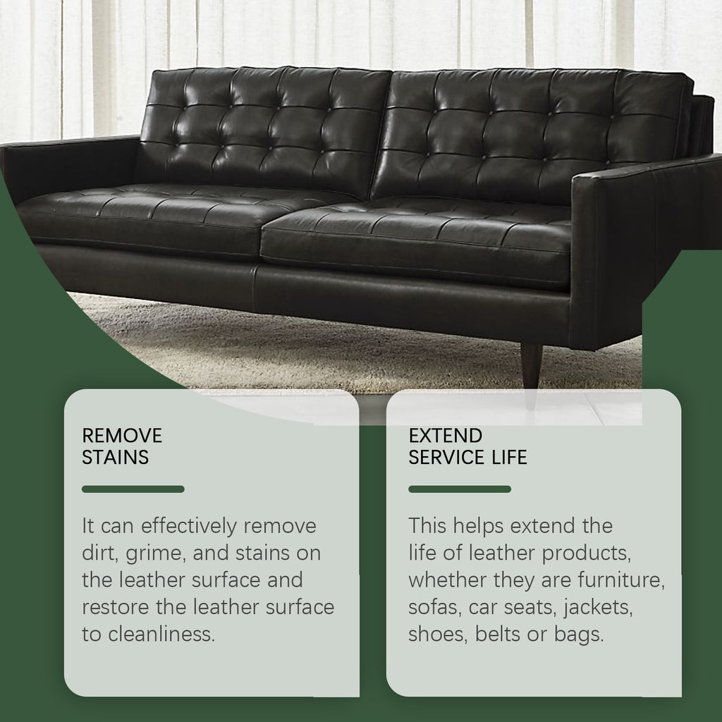 Leather care cleaner