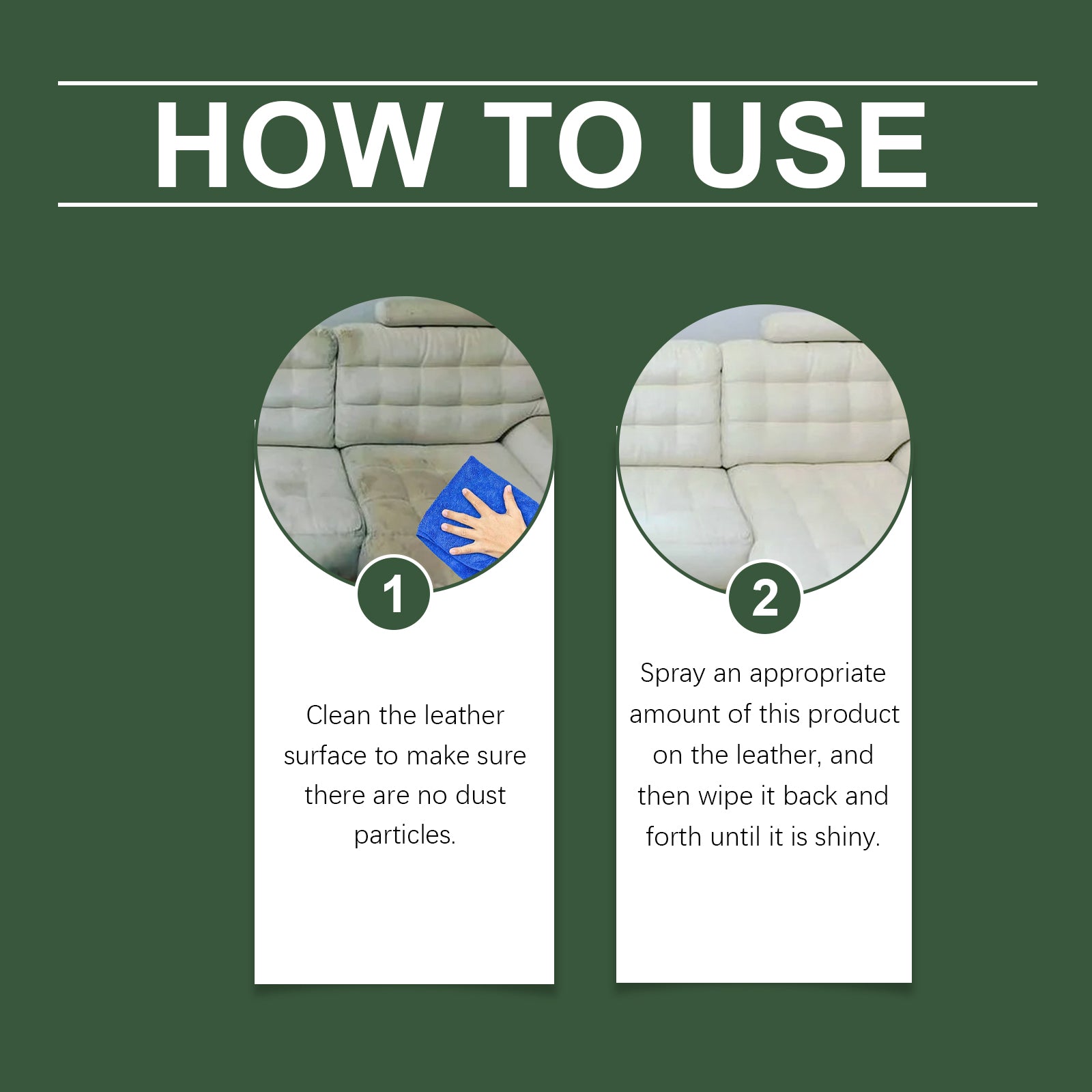 Leather care cleaner