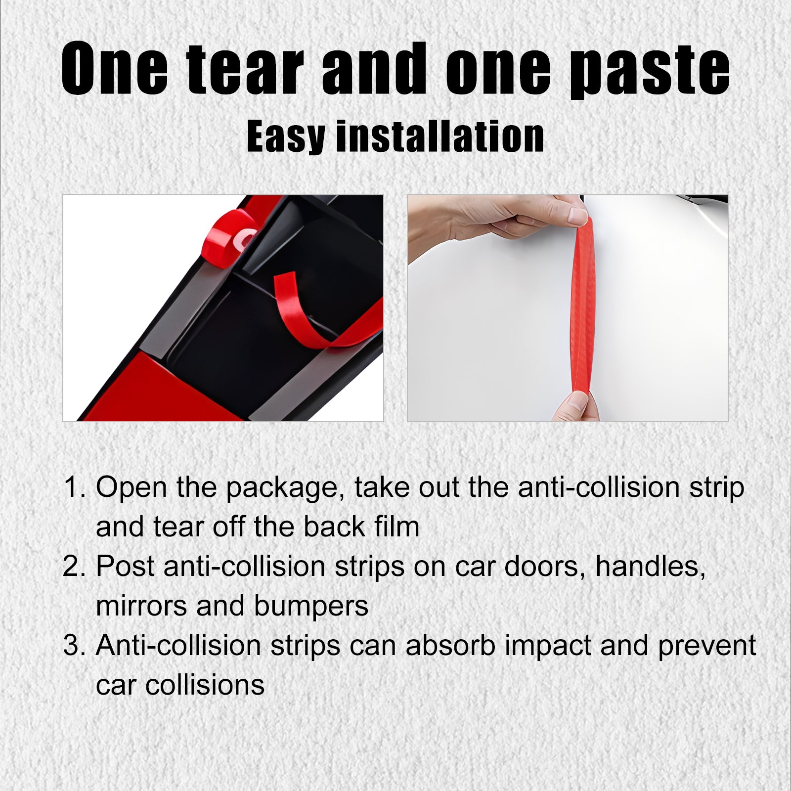 Car anti-collision protective film