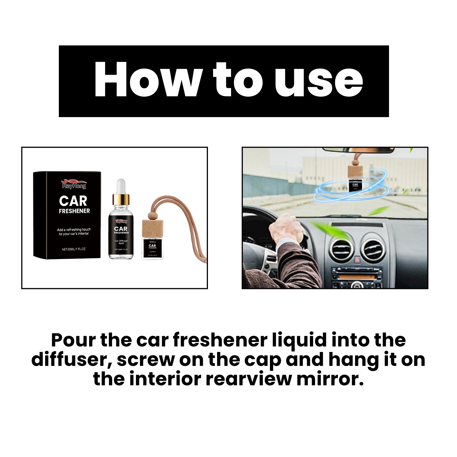 Car air freshener kit